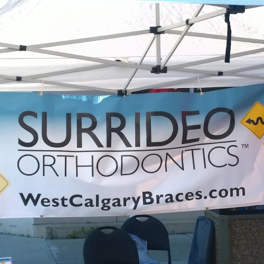 The Surrideo Orthodontics stand at a local event.