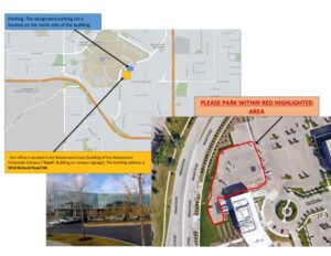 Westmount Court Map and Parking